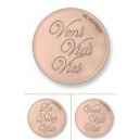 Dolce Vita & Veni vidi vici rodio oro rosa tamaño grande