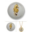 Swarovsky caballito champagne tamaño mediano (3D)