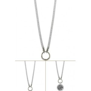 Cadena de luxe plata con cristal Swarovsky