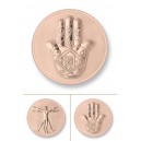 Da Vinci rodio oro rosa tamaño grande