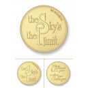 Sky rodio oro amarillo tamaño grande