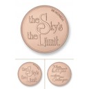 Sky rodio oro rosa tamaño grande