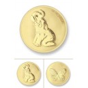 Elefante rodio oro amarillo tamaño grande