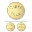 Carpe diem rodio oro amarillo tamaño pequeño