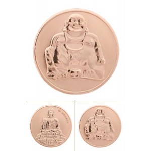 Buddha rodio oro rosa tamaño pequeño