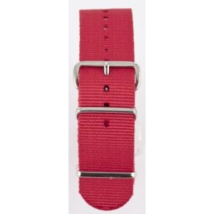 24 MM correa nylon tipo Nato roja