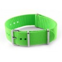 20 MM correa nylon tipo Nato fluo verde