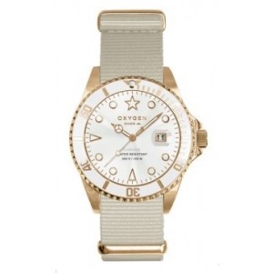 Reloj Oxygen Diver Snow 40mm Ivory