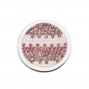 Rosa rodio oro amarillo tamaño grande