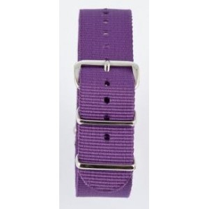 20 MM correa nylon tipo Nato violeta