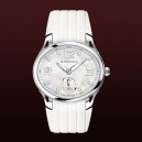 White mother of pearl dial rubber 35,5 X 31 MM