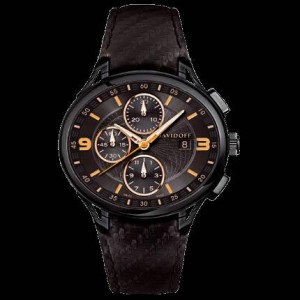 Reloj Davidoff chronograph black dial automatic 